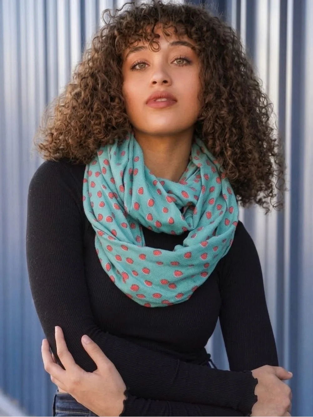 🆕 KATE SPADE • Leopard Dot Infinity Scarf Take A Walk On The Wild Side